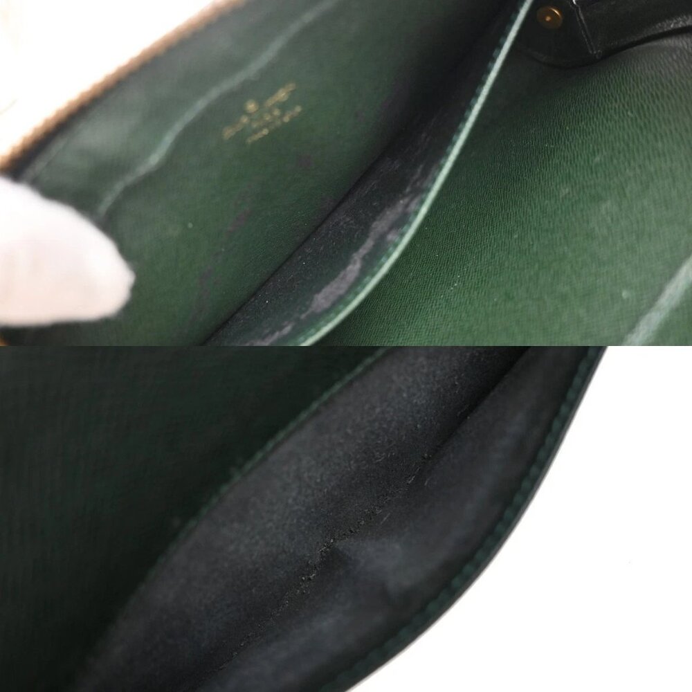 LOUIS VUITTON LV Logo BAIKAL Clutch Hand Bag Taiga Leather Epicea M30184 66KB262 - Picture 13 of 15